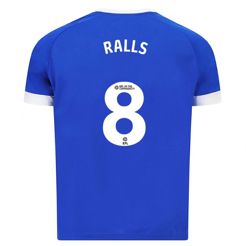 Danxen Dámské Joe Ralls #8 Modrá Bílá Domů Hráčské Dresy 2025/26 Dres