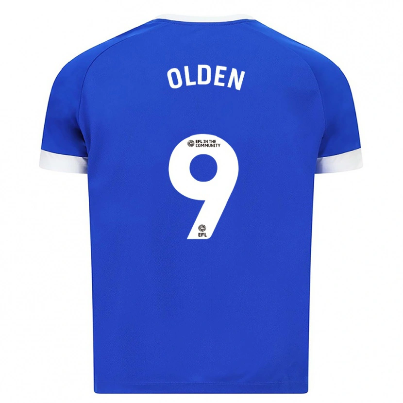 Danxen Dámské Mackenzie Olden #9 Modrá Bílá Domů Hráčské Dresy 2025/26 Dres