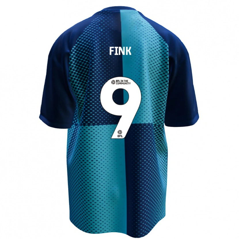 Danxen Dámské Bradley Fink #9 Modrá Nebesky Modrá Domů Hráčské Dresy 2025/26 Dres