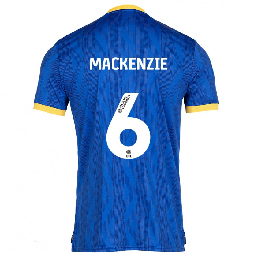 Danxen Dámské Hannah Mackenzie #6 Námořnická Žlutá Domů Hráčské Dresy 2025/26 Dres