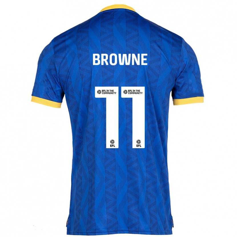 Danxen Dámské Marcus Browne #11 Námořnická Žlutá Domů Hráčské Dresy 2025/26 Dres