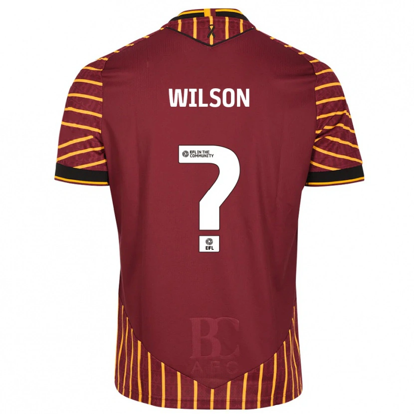 Danxen Dámské Laura Wilson #0 Oranžová Vínová Domů Hráčské Dresy 2025/26 Dres