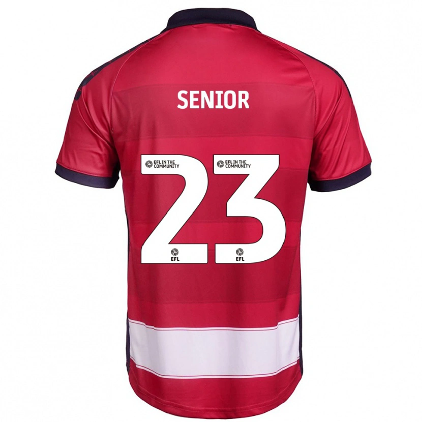 Danxen Dámské Jack Senior #23 Červená Bílá Domů Hráčské Dresy 2025/26 Dres