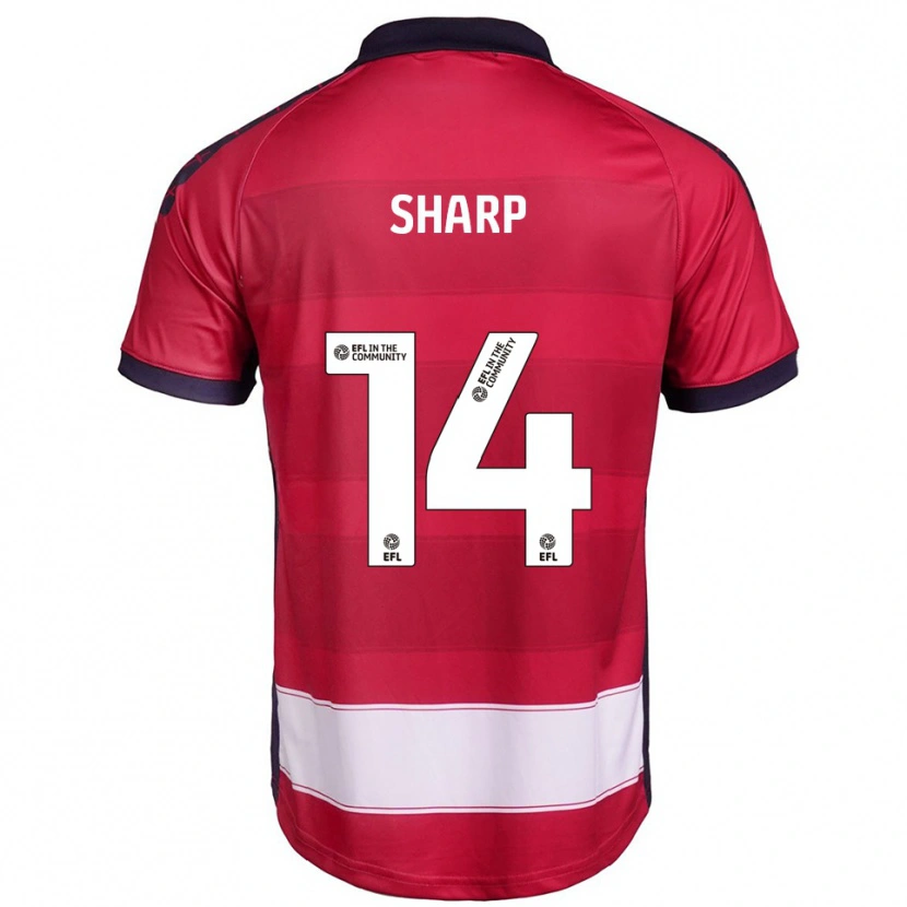 Danxen Dámské Billy Sharp #14 Červená Bílá Domů Hráčské Dresy 2025/26 Dres