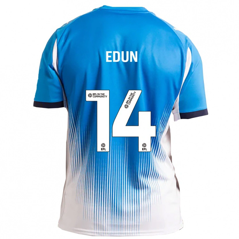 Danxen Dámské Tayo Edun #14 Modrá Bílá Domů Hráčské Dresy 2025/26 Dres