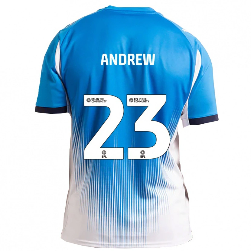 Danxen Dámské Danny Andrew #23 Modrá Bílá Domů Hráčské Dresy 2025/26 Dres