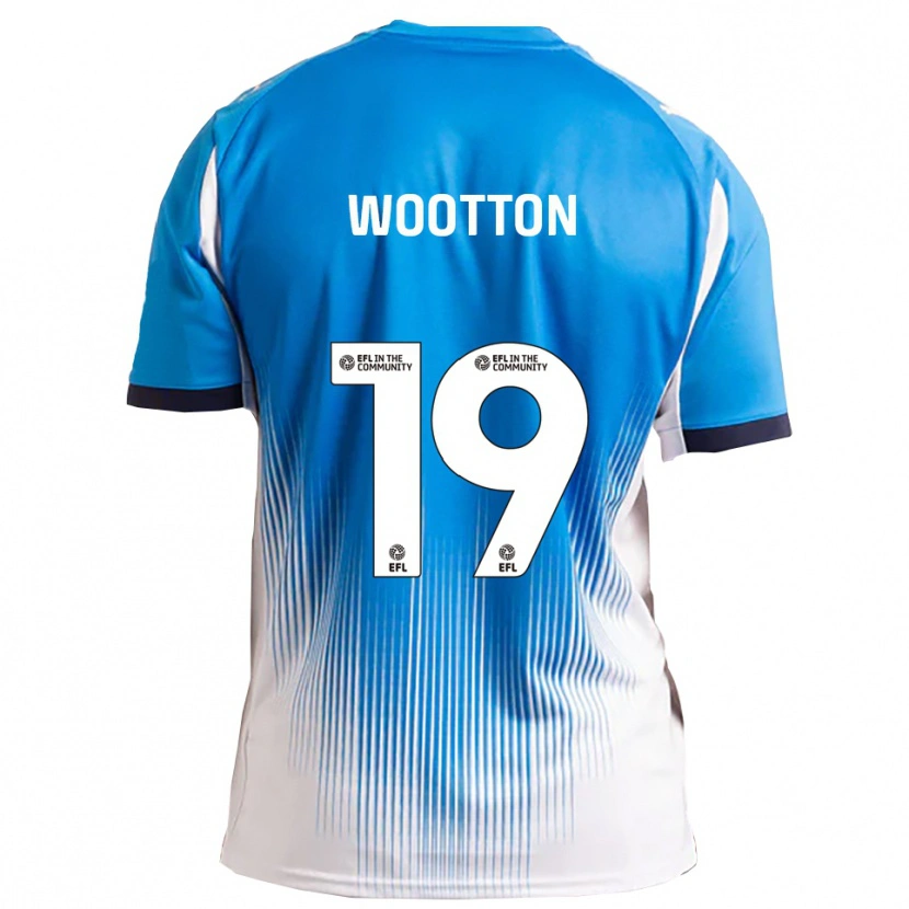 Danxen Dámské Kyle Wootton #19 Modrá Bílá Domů Hráčské Dresy 2025/26 Dres