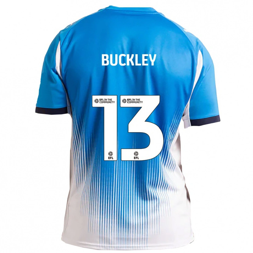 Danxen Dámské Benjamin Buckley #13 Modrá Bílá Domů Hráčské Dresy 2025/26 Dres