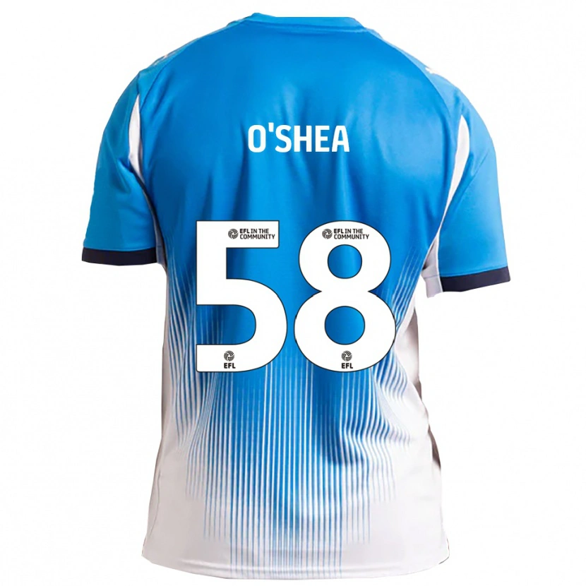 Danxen Dámské Cian O'shea #58 Modrá Bílá Domů Hráčské Dresy 2025/26 Dres