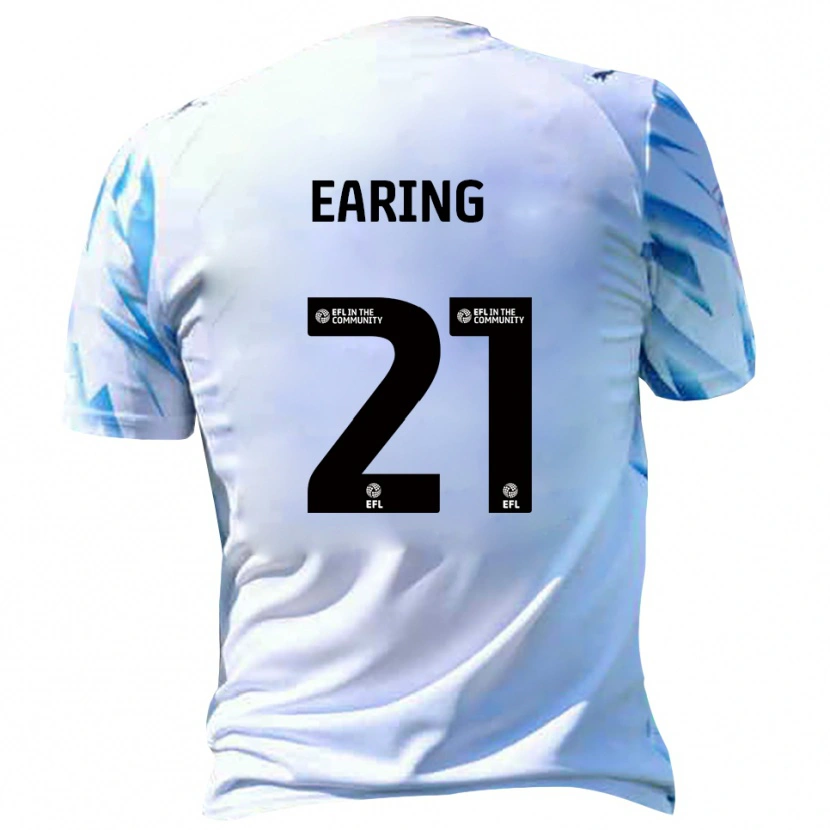 Danxen Dámské Jack Earing #21 Bílá Nebesky Modrá Domů Hráčské Dresy 2025/26 Dres