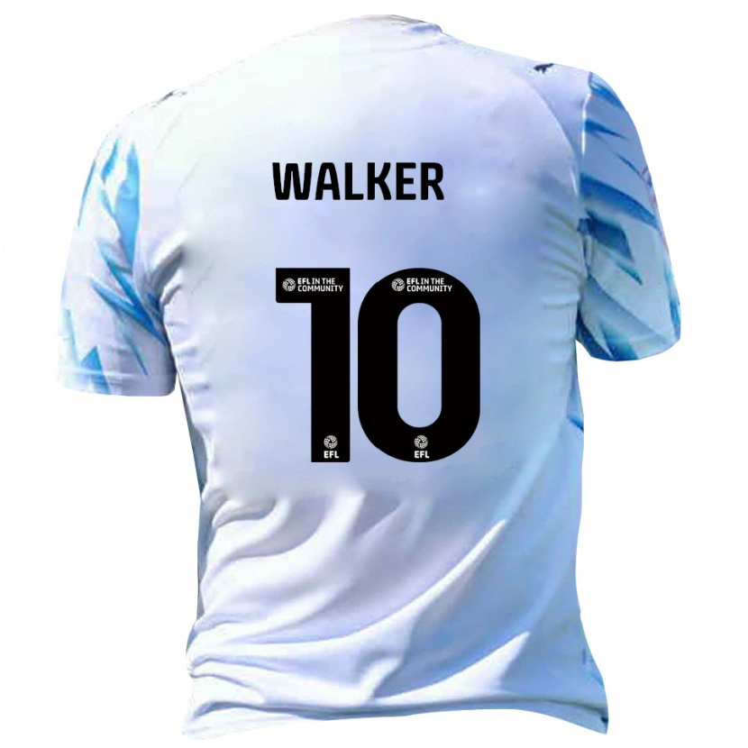 Danxen Dámské Tyler Walker #10 Bílá Nebesky Modrá Domů Hráčské Dresy 2025/26 Dres