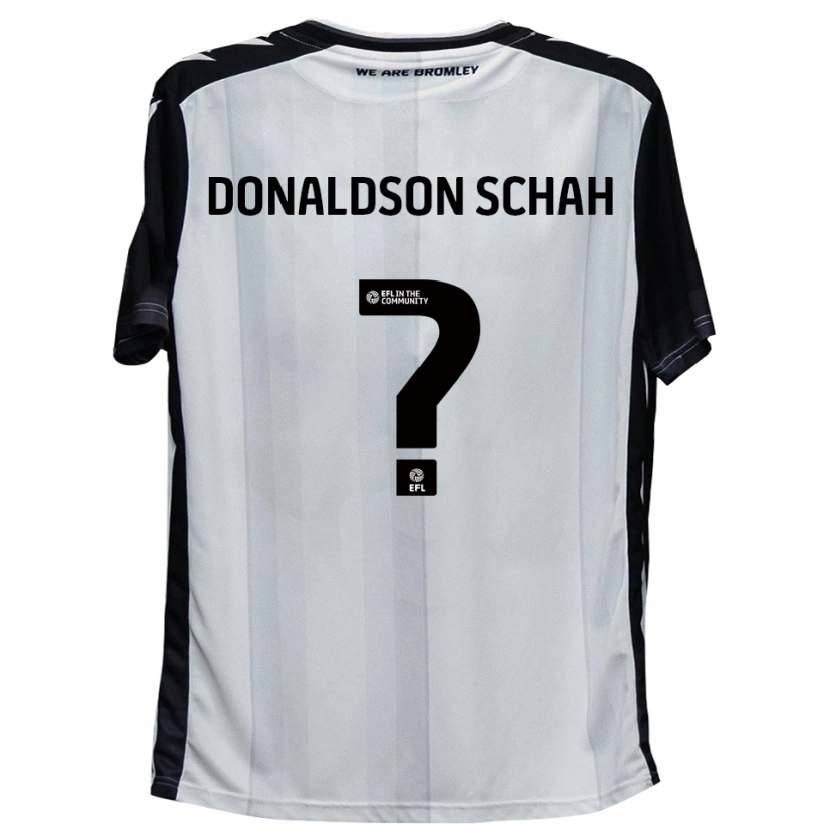 Danxen Dámské Anwen Donaldson Schah #0 Bílá Černá Domů Hráčské Dresy 2025/26 Dres