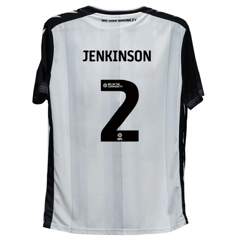 Danxen Dámské Carl Jenkinson #2 Bílá Černá Domů Hráčské Dresy 2025/26 Dres
