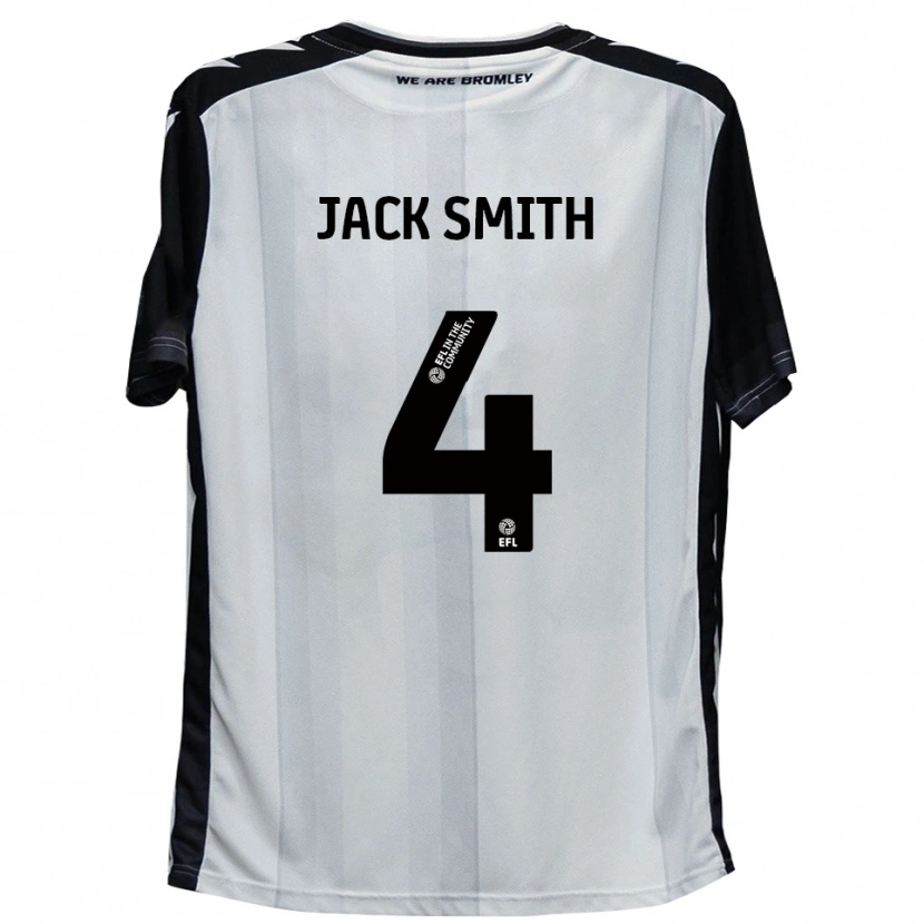Danxen Dámské Jack Smith #4 Bílá Černá Domů Hráčské Dresy 2025/26 Dres