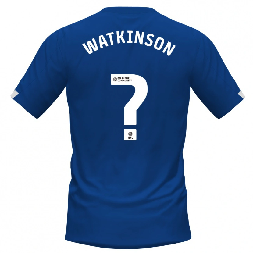 Danxen Dámské Maddie Watkinson #0 Modrá Bílá Domů Hráčské Dresy 2025/26 Dres