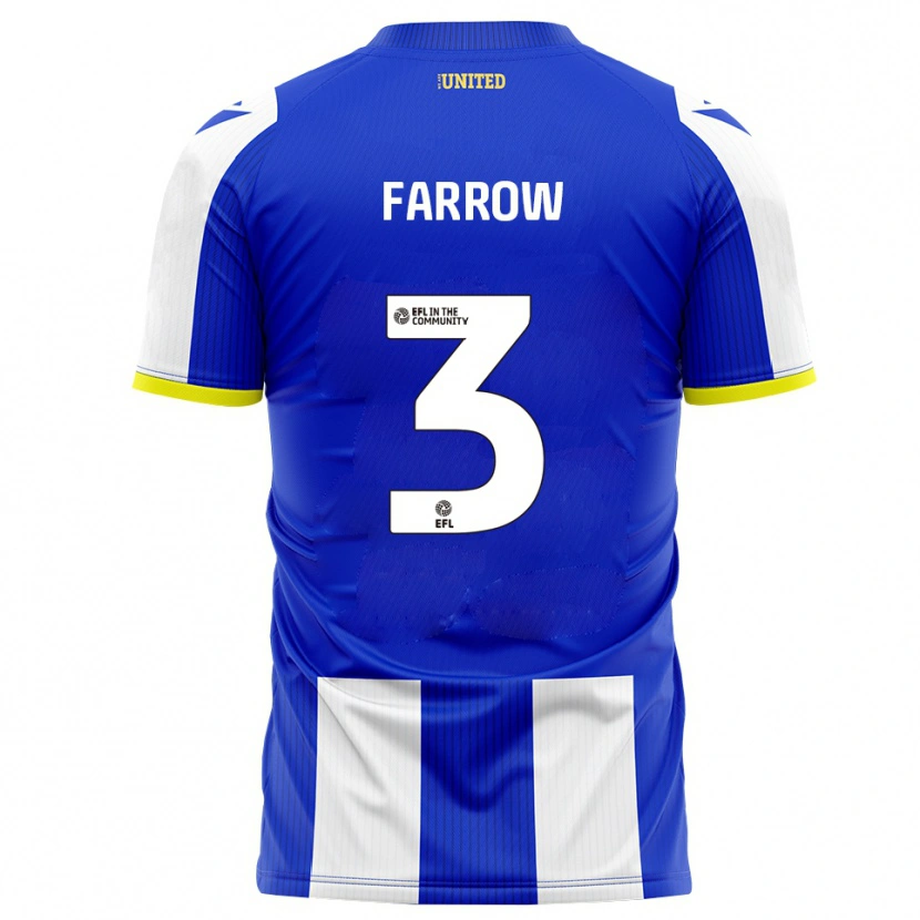Danxen Dámské Sophie Farrow #3 Modrá Bílá Domů Hráčské Dresy 2025/26 Dres