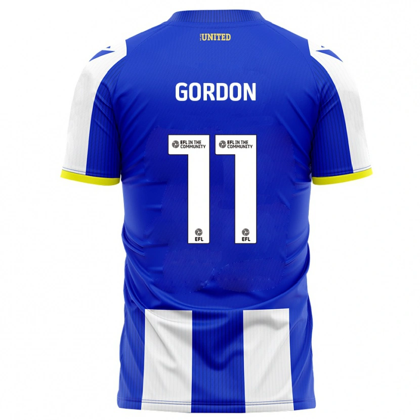 Danxen Dámské John-Kymani Gordon #11 Modrá Bílá Domů Hráčské Dresy 2025/26 Dres