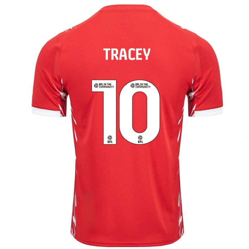 Danxen Dámské Shilow Tracey #10 Červená Bílá Domů Hráčské Dresy 2025/26 Dres