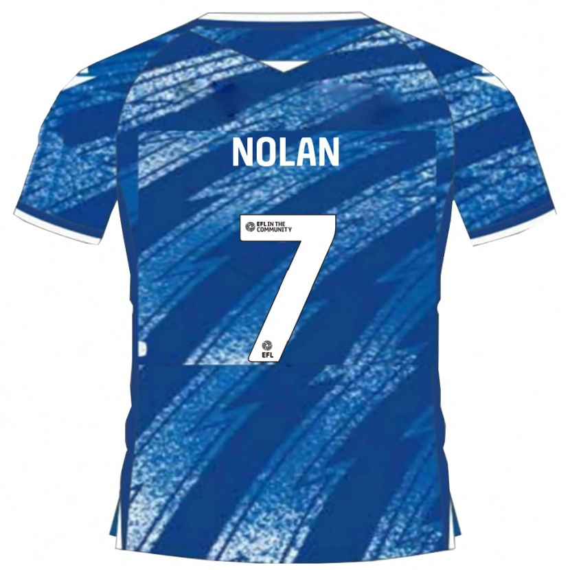 Danxen Dámské Jack Nolan #7 Modrá Bílá Domů Hráčské Dresy 2025/26 Dres