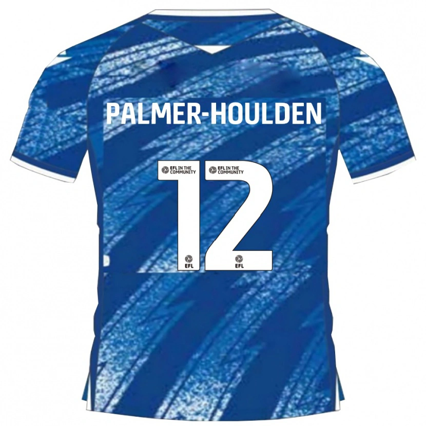 Danxen Dámské Seb Palmer-Houlden #12 Modrá Bílá Domů Hráčské Dresy 2025/26 Dres