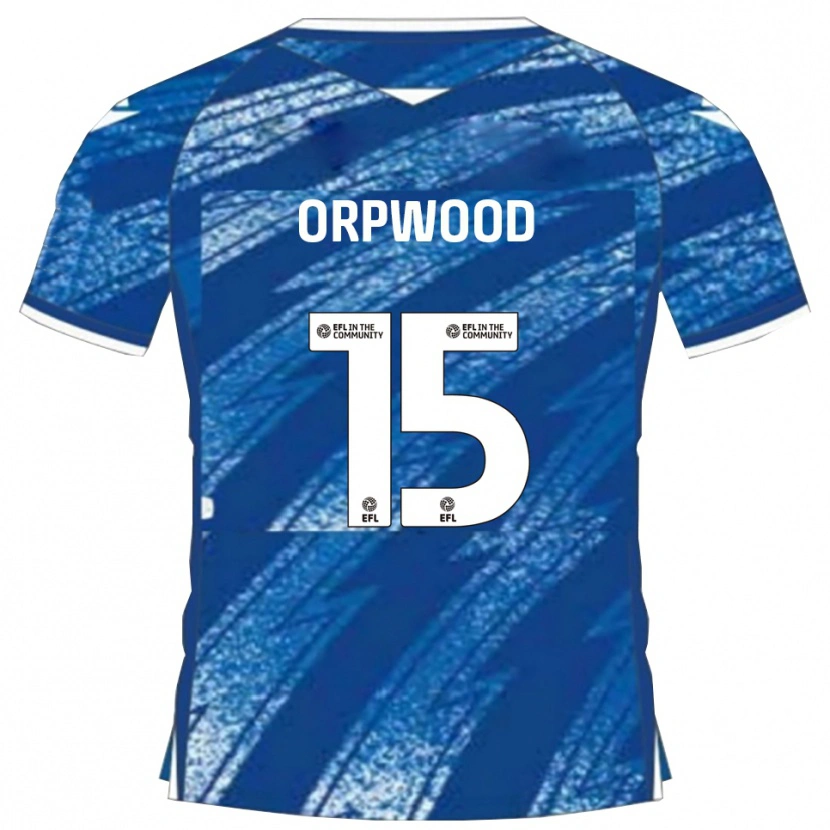 Danxen Dámské Jo Orpwood #15 Modrá Bílá Domů Hráčské Dresy 2025/26 Dres