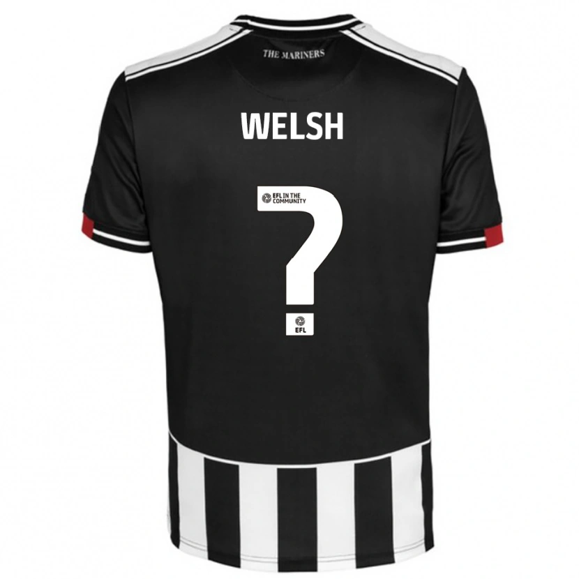 Danxen Dámské Pariss Welsh #0 Černá Bílá Červená Domů Hráčské Dresy 2025/26 Dres