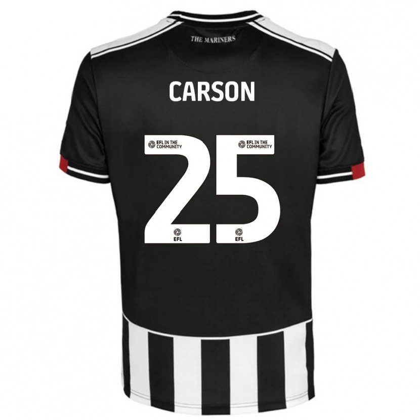 Danxen Dámské Matty Carson #25 Černá Bílá Červená Domů Hráčské Dresy 2025/26 Dres