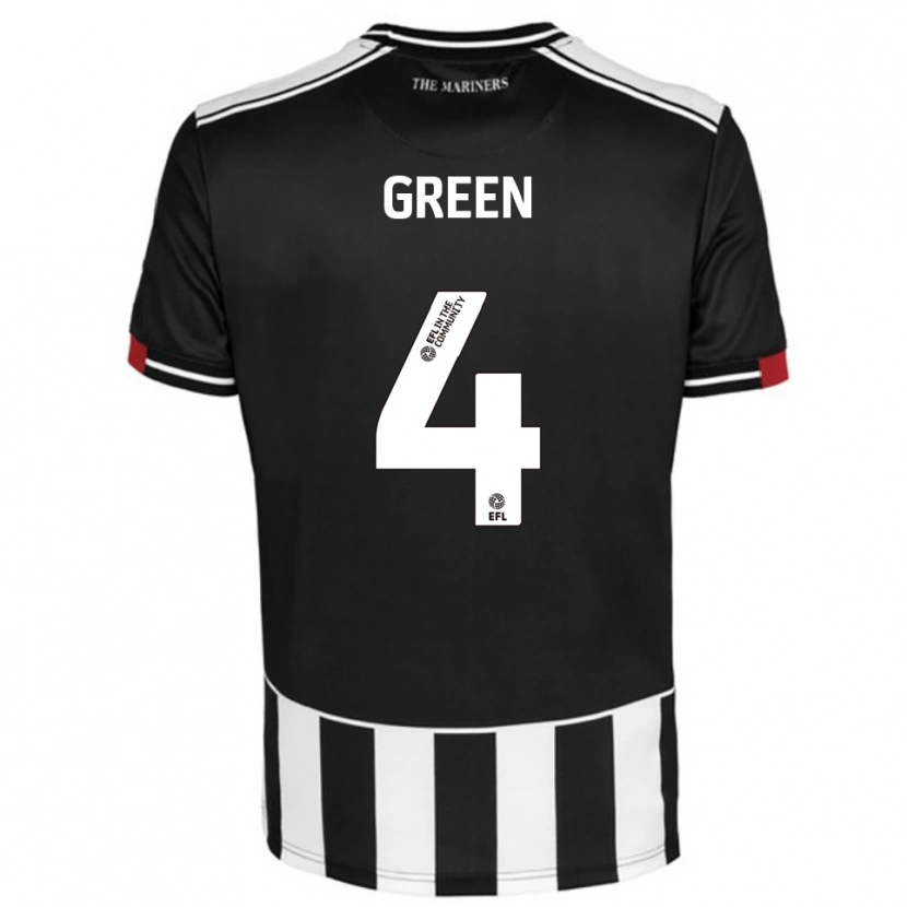 Danxen Dámské Kieran Green #4 Černá Bílá Červená Domů Hráčské Dresy 2025/26 Dres