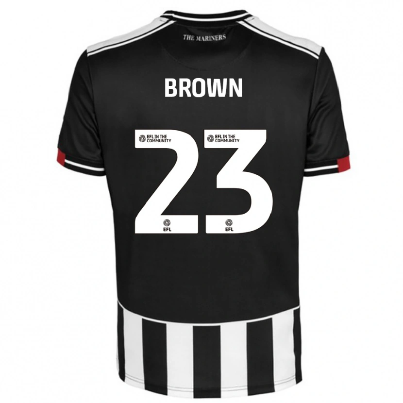 Danxen Dámské Henry Brown #23 Černá Bílá Červená Domů Hráčské Dresy 2025/26 Dres