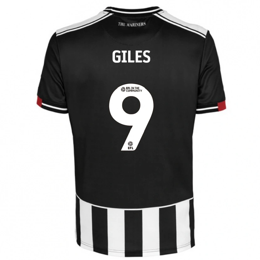 Danxen Dámské Grayson Giles #9 Černá Bílá Červená Domů Hráčské Dresy 2025/26 Dres