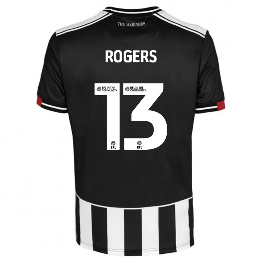 Danxen Dámské Hayden Rogers #13 Černá Bílá Červená Domů Hráčské Dresy 2025/26 Dres