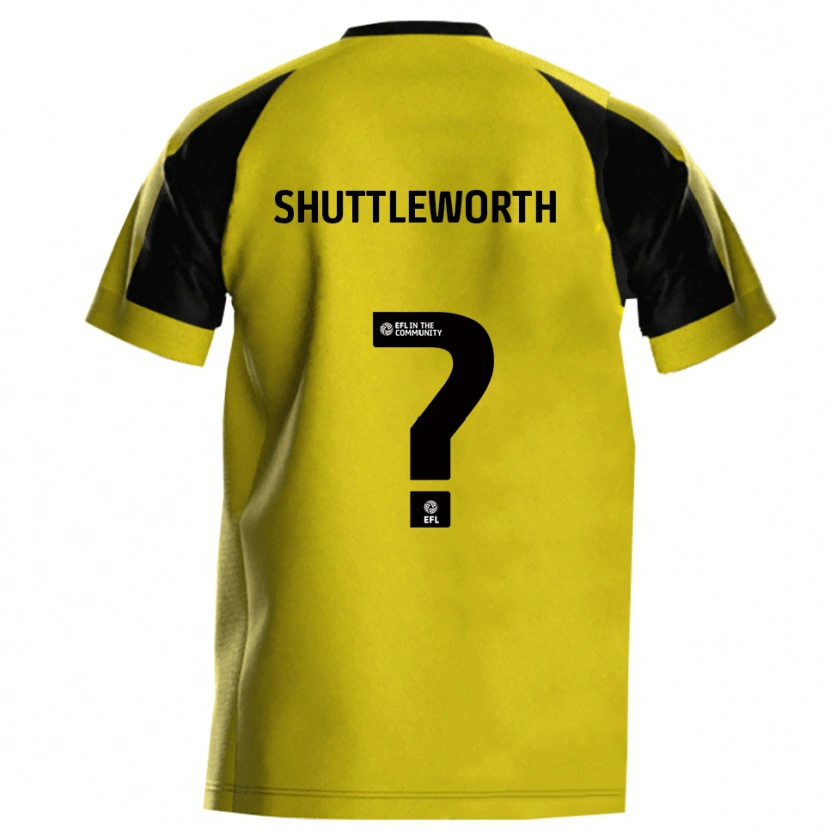 Danxen Dámské Hannah Shuttleworth #0 Žlutá Šedá Domů Hráčské Dresy 2025/26 Dres