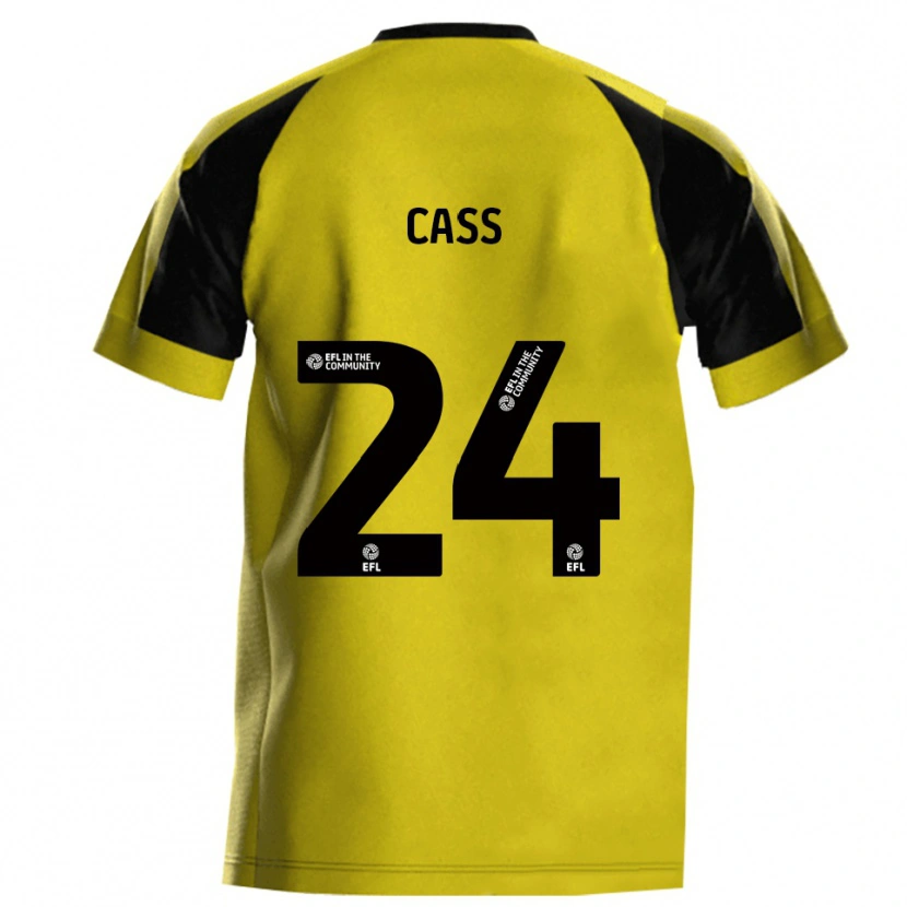 Danxen Dámské Lewis Cass #24 Žlutá Šedá Domů Hráčské Dresy 2025/26 Dres