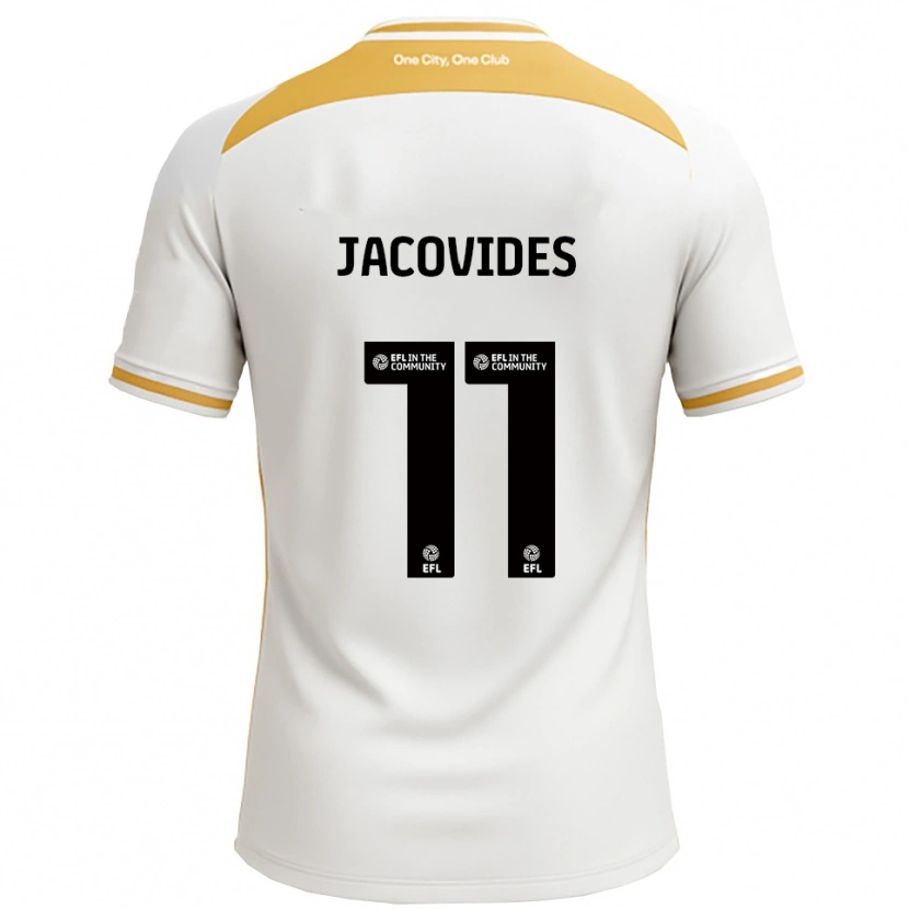 Danxen Dámské Annaliese Jacovides #11 Bílá Zlatá Domů Hráčské Dresy 2025/26 Dres