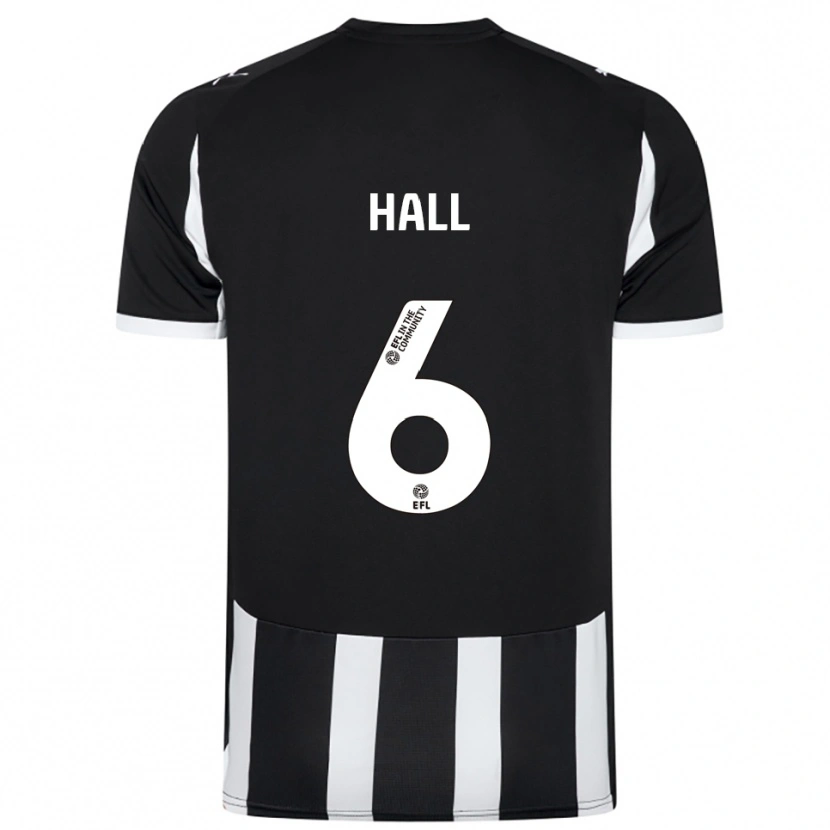 Danxen Dámské Tyrese Hall #6 Černá Bílá Domů Hráčské Dresy 2025/26 Dres