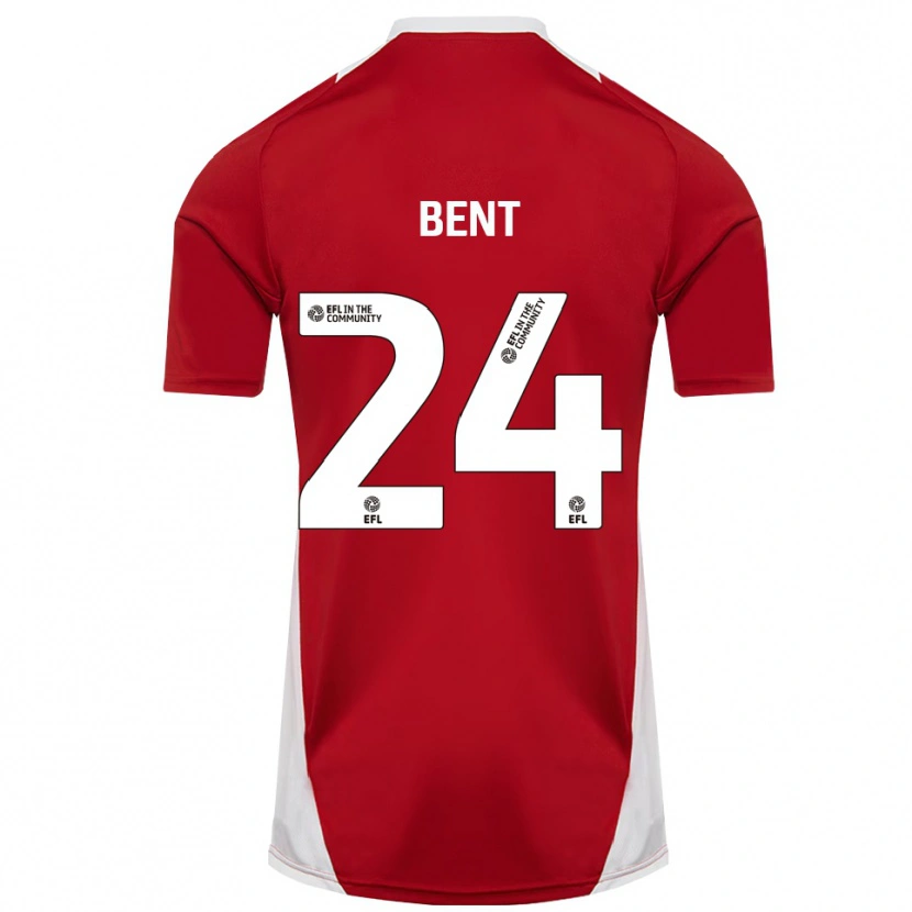 Danxen Dámské Steph Bent #24 Červená Bílá Zlatá Domů Hráčské Dresy 2025/26 Dres