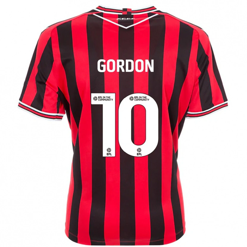 Danxen Dámské Josh Gordon #10 Červená Černá Domů Hráčské Dresy 2025/26 Dres