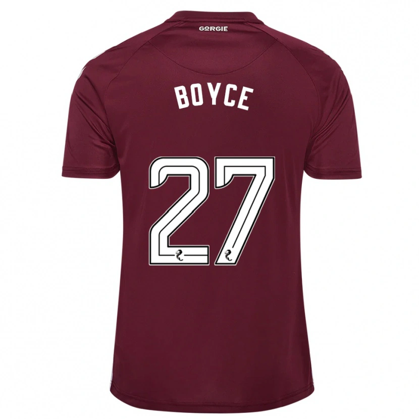 Danxen Dámské Liam Boyce #27 Vínová Bílá Domů Hráčské Dresy 2025/26 Dres