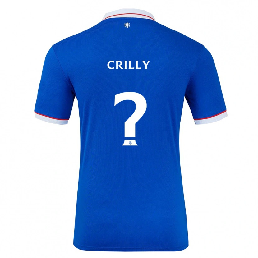 Danxen Dámské Aiden Crilly #0 Modrá Bílá Domů Hráčské Dresy 2025/26 Dres
