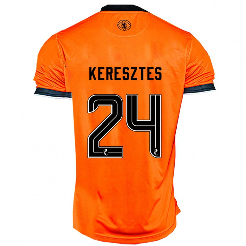 Danxen Dámské Krisztián Keresztes #24 Oranžová Černá Domů Hráčské Dresy 2025/26 Dres