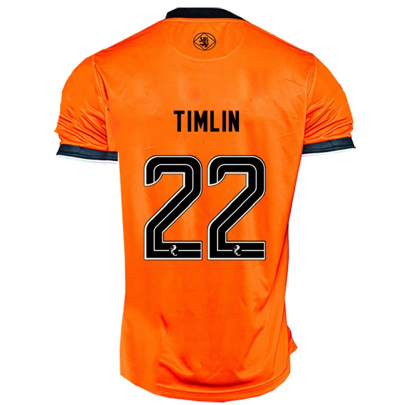Danxen Dámské Sophie Timlin #22 Oranžová Černá Domů Hráčské Dresy 2025/26 Dres