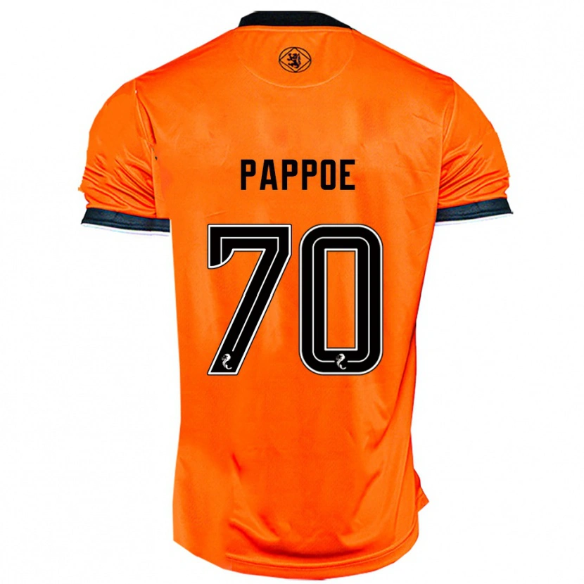 Danxen Dámské Isaac Pappoe #70 Oranžová Černá Domů Hráčské Dresy 2025/26 Dres