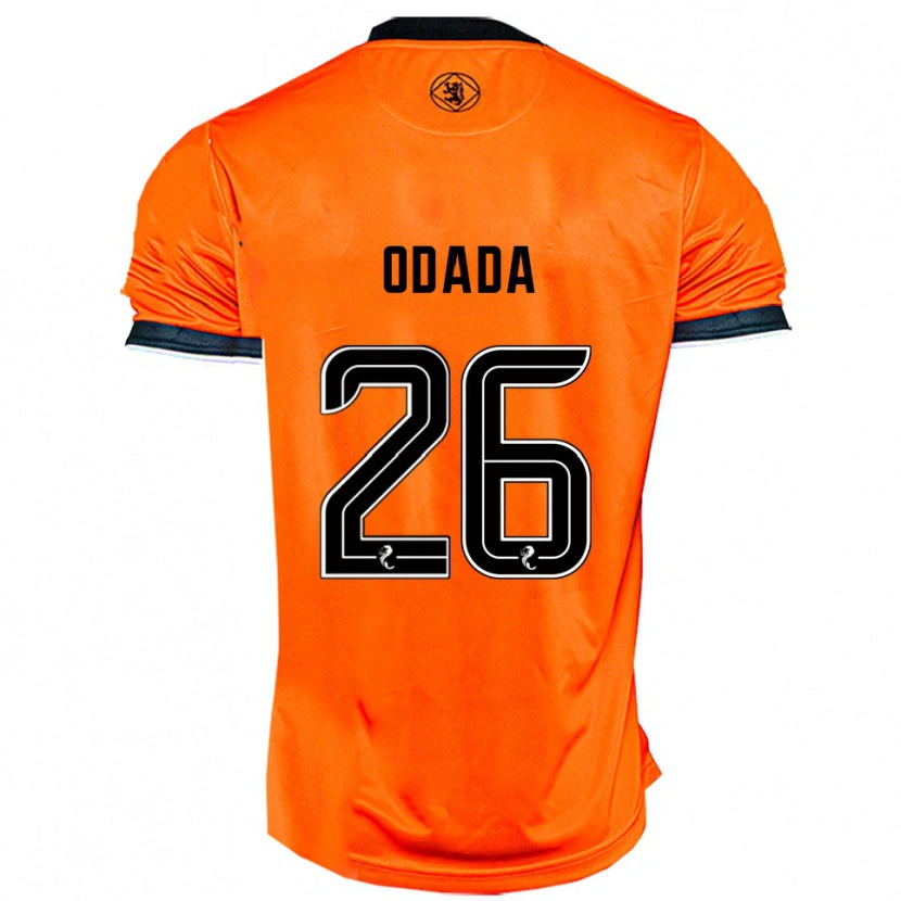 Danxen Dámské Richard Odada #26 Oranžová Černá Domů Hráčské Dresy 2025/26 Dres