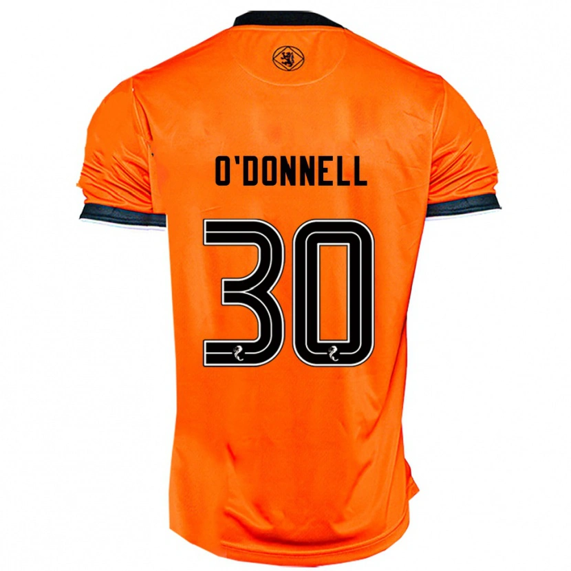Danxen Dámské Lewis O'donnell #30 Oranžová Černá Domů Hráčské Dresy 2025/26 Dres