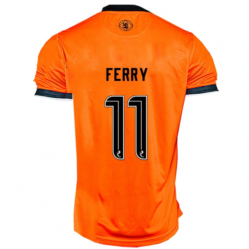 Danxen Dámské Will Ferry #11 Oranžová Černá Domů Hráčské Dresy 2025/26 Dres