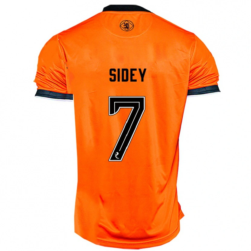 Danxen Dámské Leah Sidey #7 Oranžová Černá Domů Hráčské Dresy 2025/26 Dres