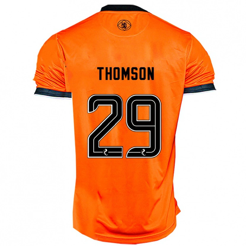 Danxen Dámské Miller Thomson #29 Oranžová Černá Domů Hráčské Dresy 2025/26 Dres