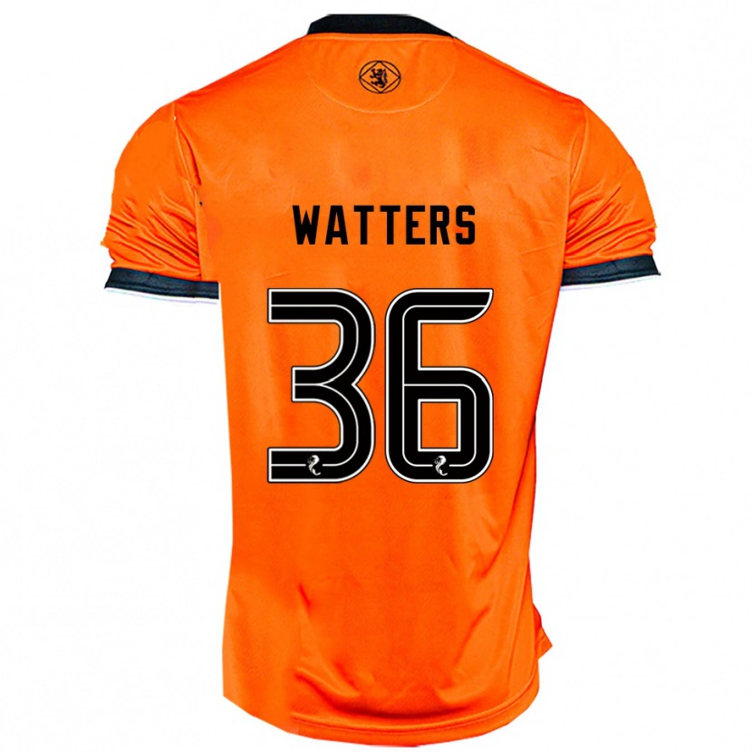 Danxen Dámské Max Watters #36 Oranžová Černá Domů Hráčské Dresy 2025/26 Dres