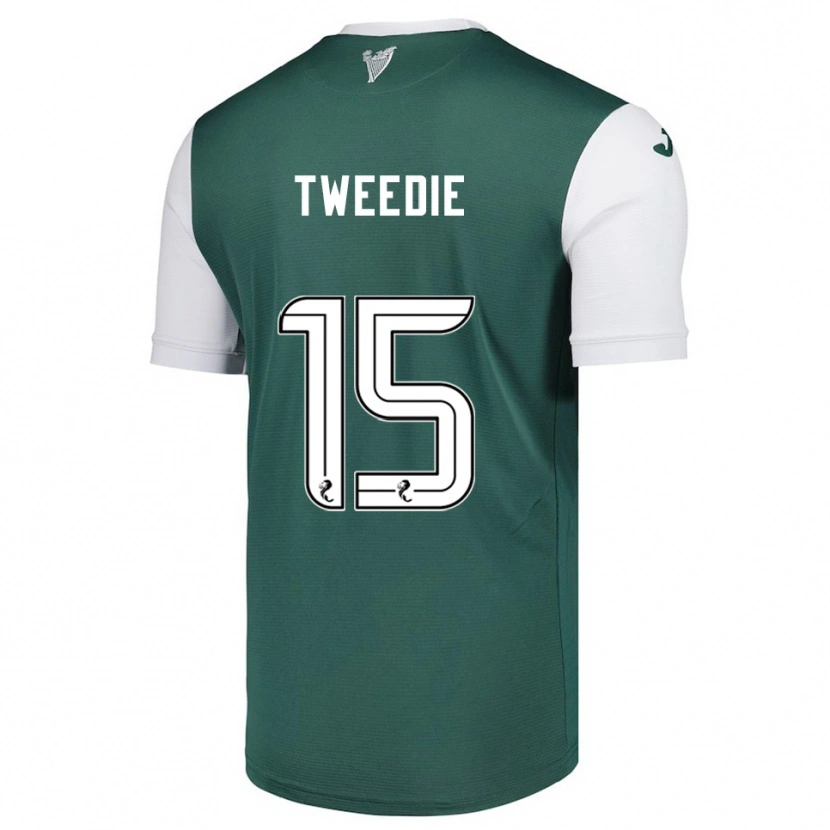 Danxen Dámské Lia Tweedie #15 Zelená Bílá Domů Hráčské Dresy 2025/26 Dres