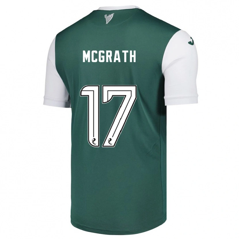 Danxen Dámské Jamie Mcgrath #17 Zelená Bílá Domů Hráčské Dresy 2025/26 Dres